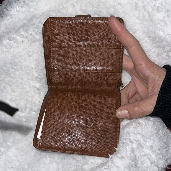Louis Vuitton brown monogram bifold with zip around coin double pocket - Picture 11 of 12